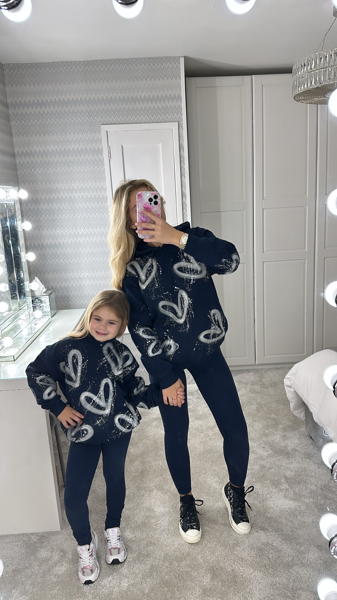 Kids navy legging set💙🪩