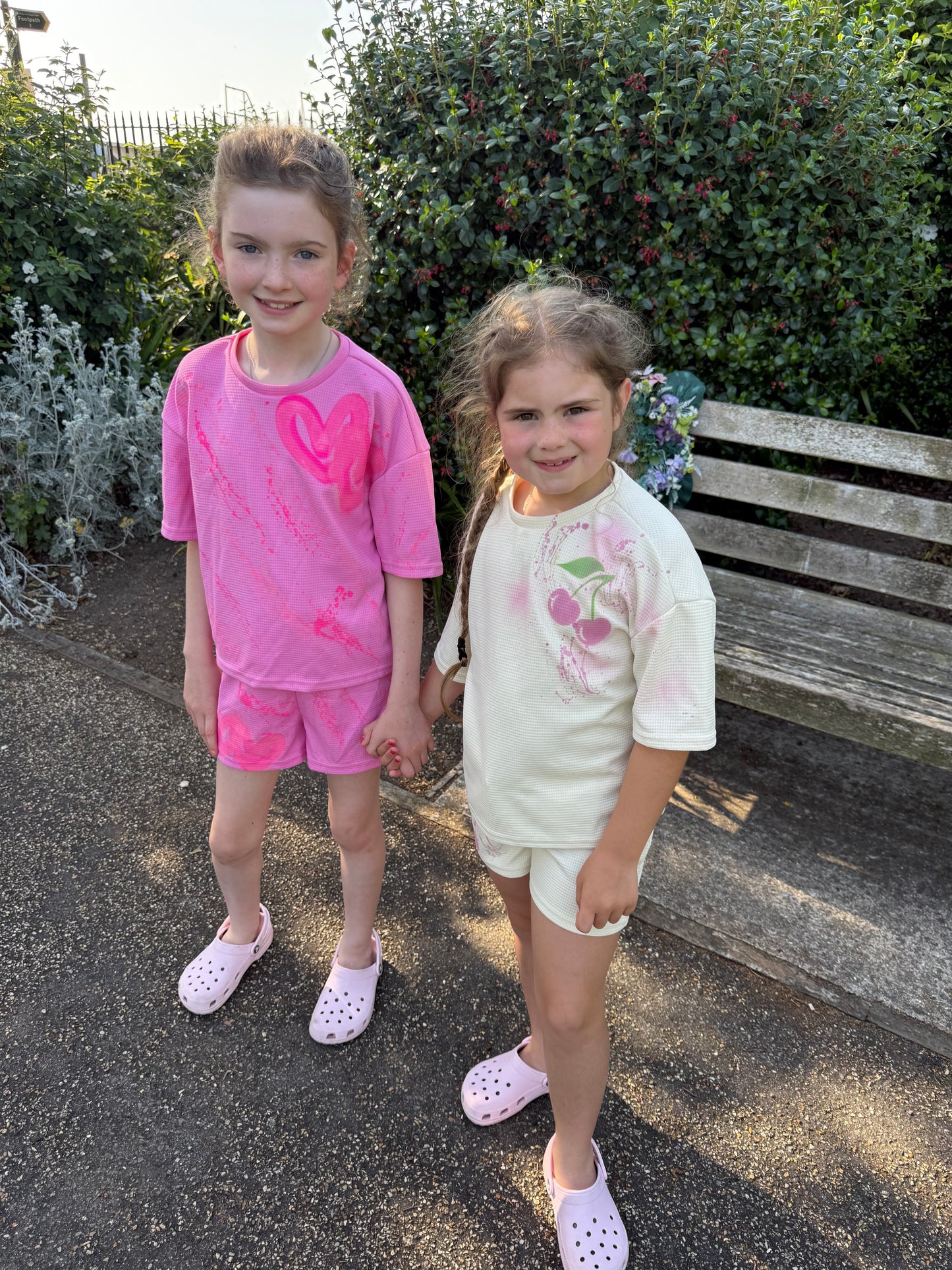 Kids hot pink short setπβπΌπ¦