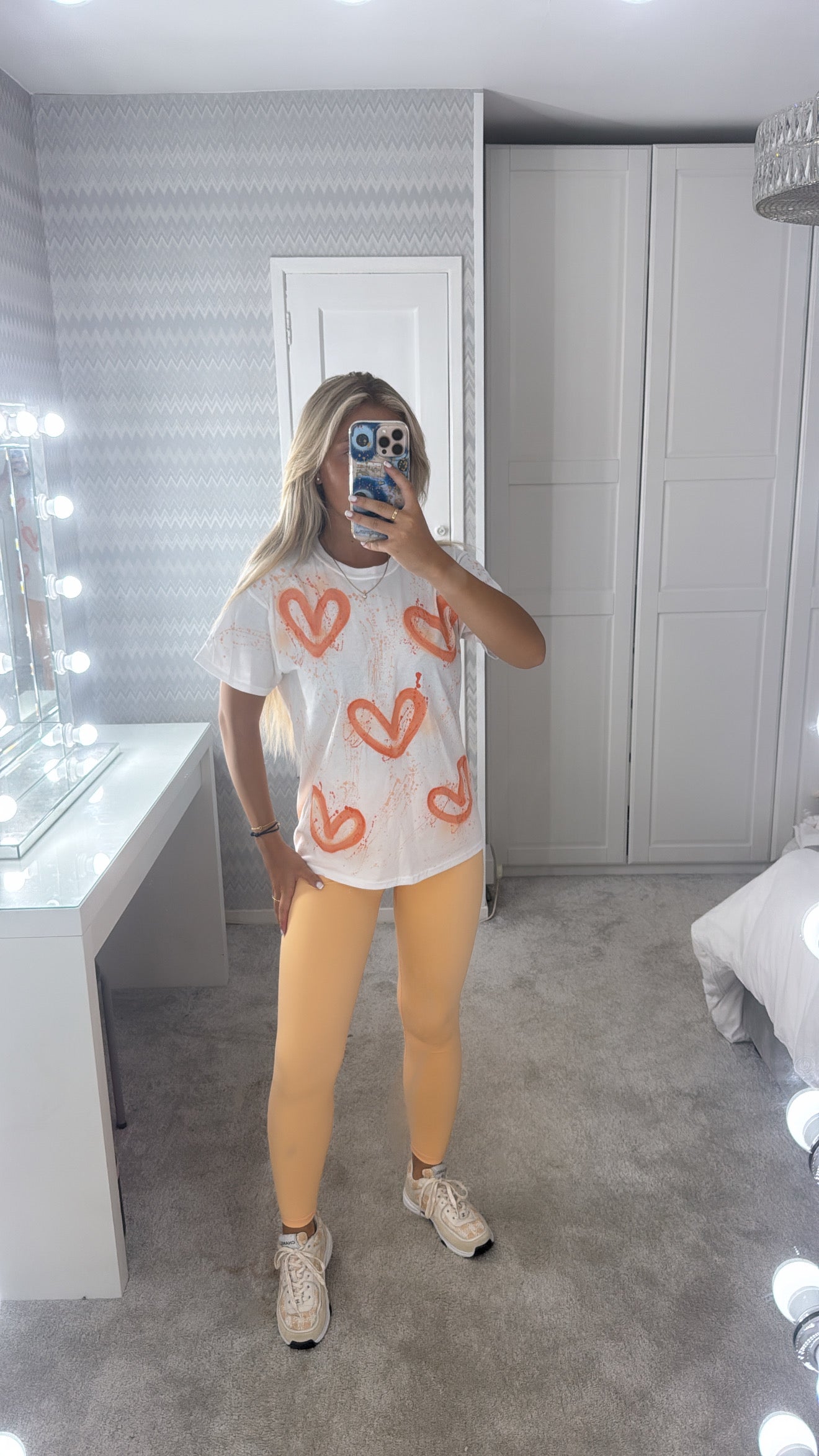 Peach heart cycling setš§”