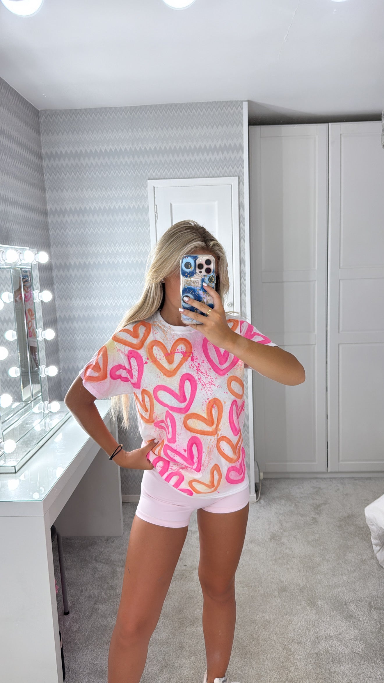 Pink&orange cycling set🫶🏽