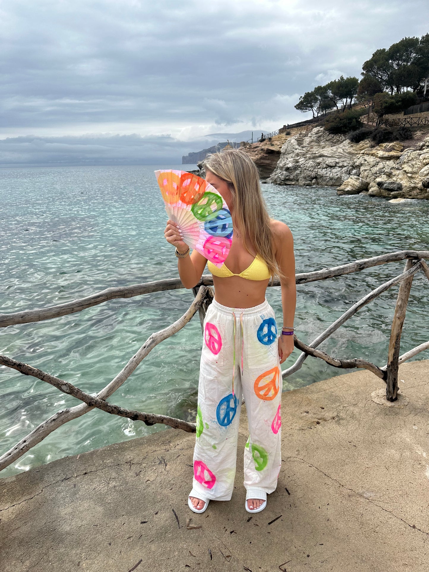 Rainbow peace trousers✌🏼🌈