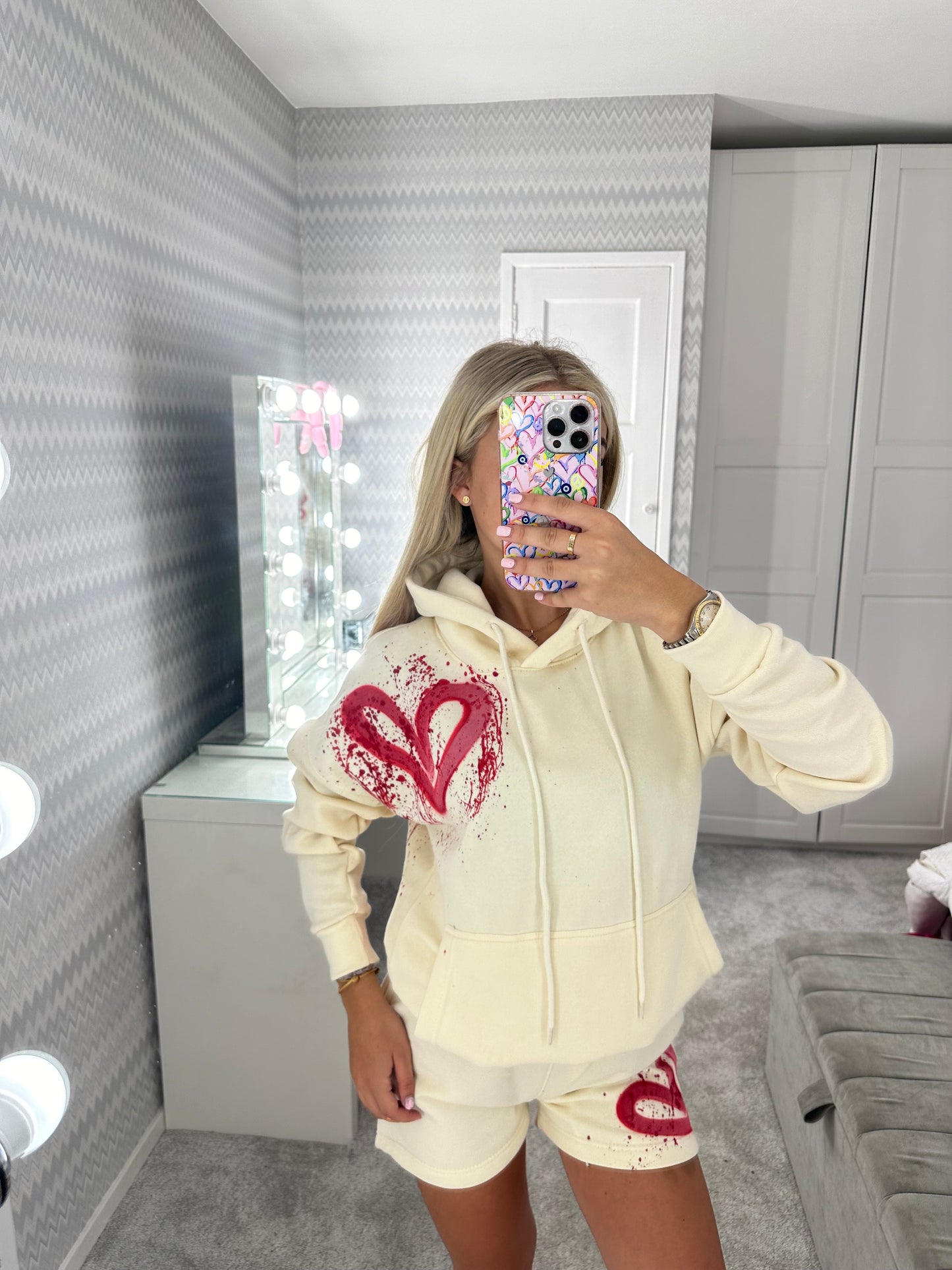 Red heart short set๐๐โค๏ธ