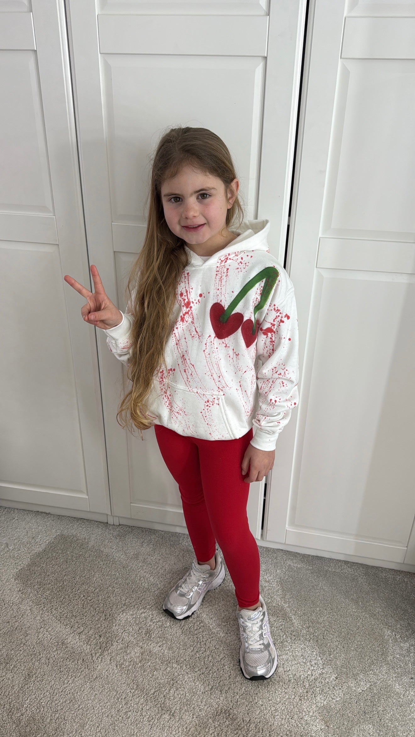 Kids cherry hoodie🍒