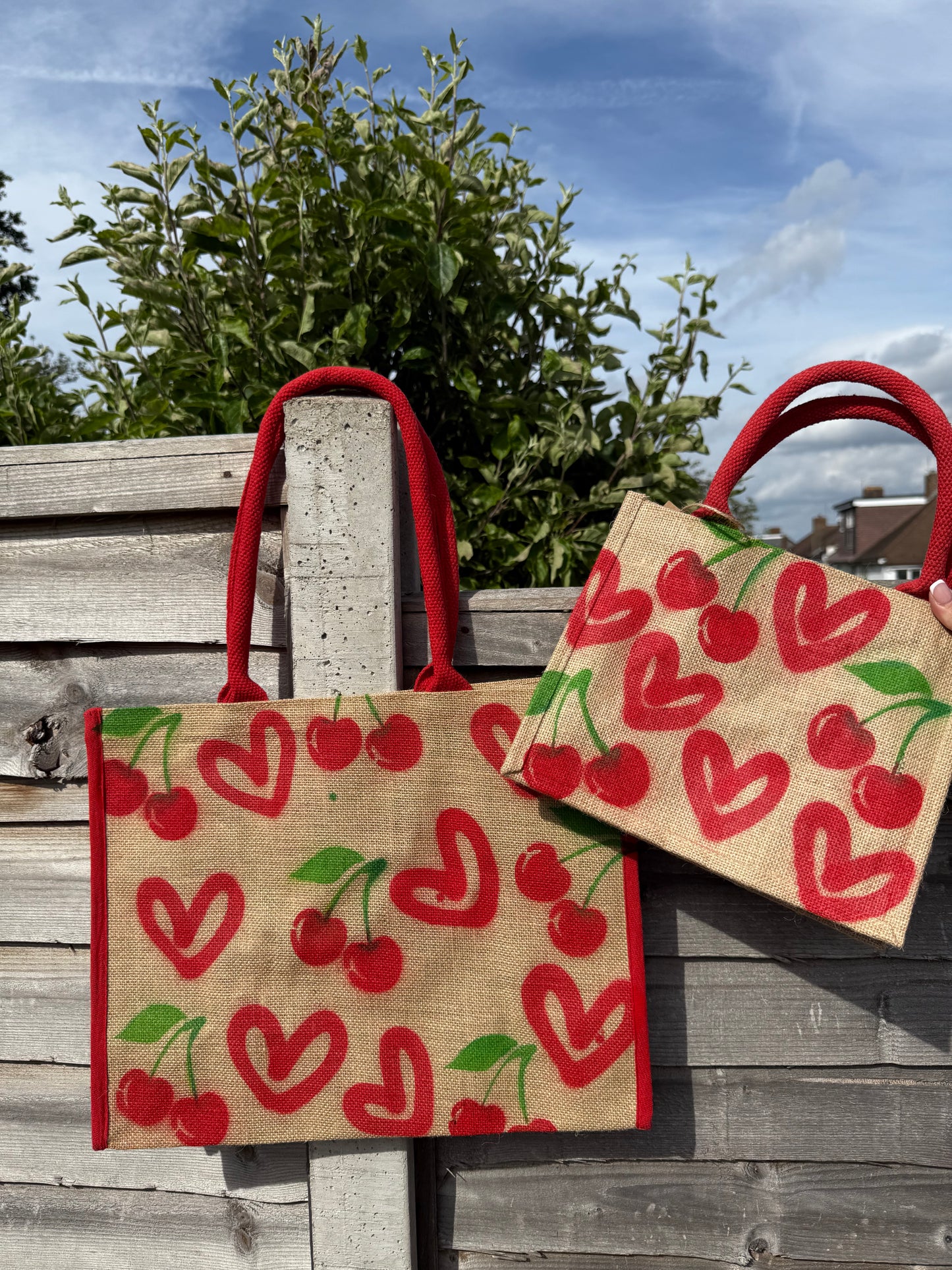 Cherry beach bag🫶🏽🍒