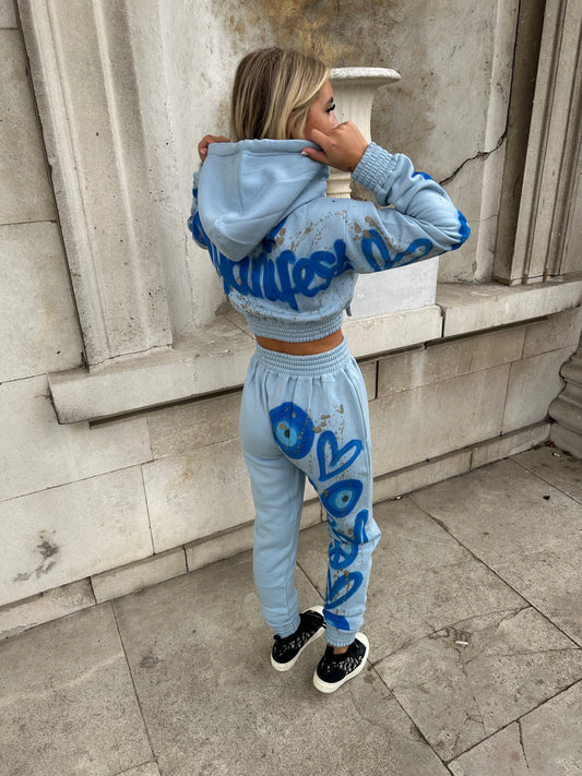 Manifest cropped tracksuit💙🧿