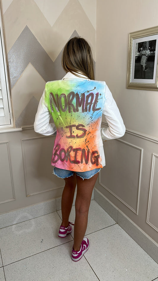 Normal is boring blazer🌴💫🥥✌🏼