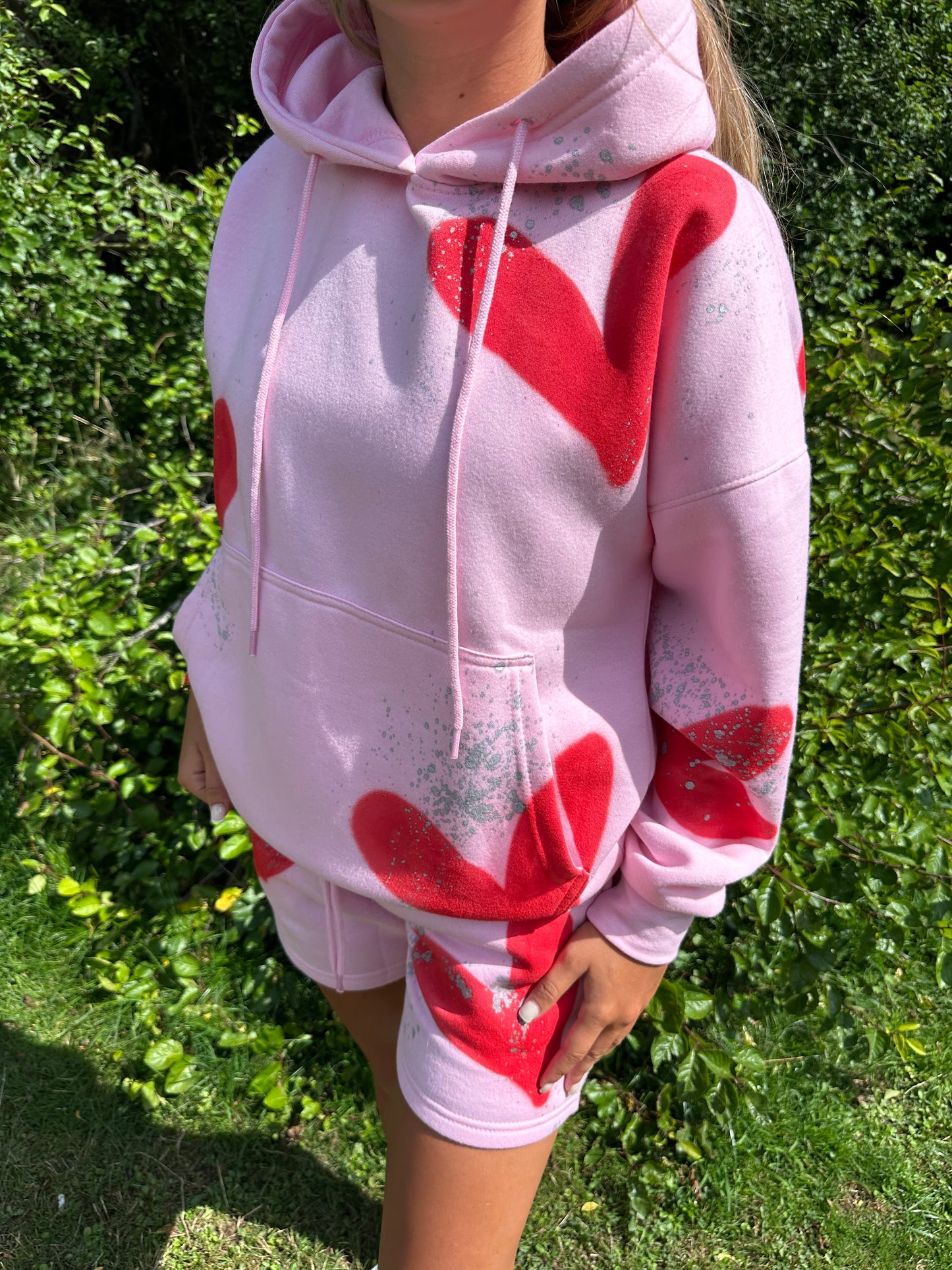 Red heart short set🩷🍒❤️🔥