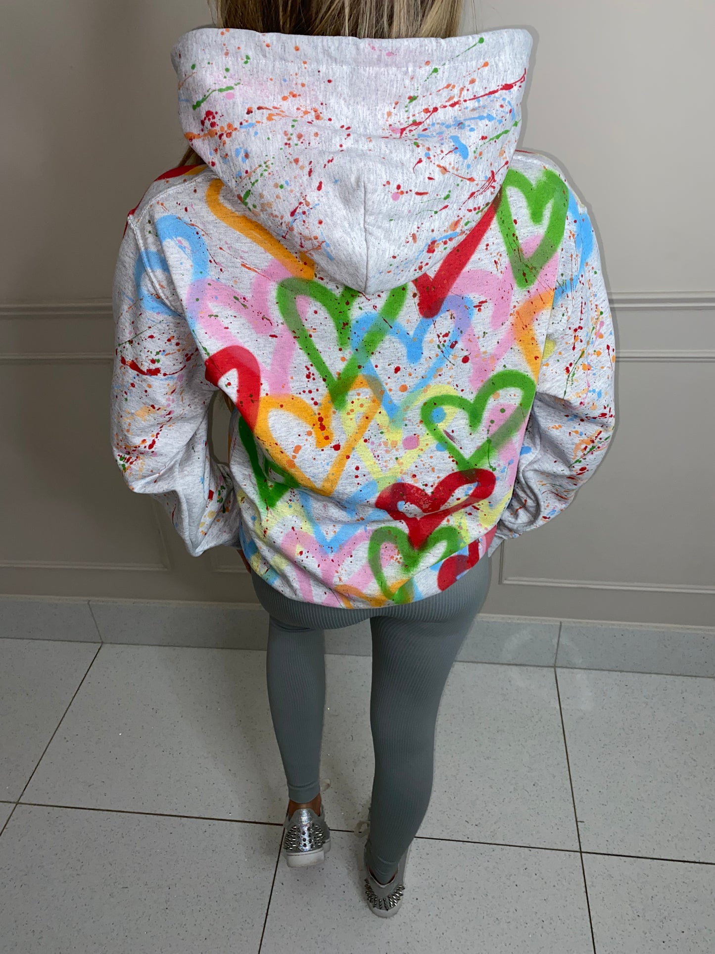 Multicoloured heart legging setβπΌππ