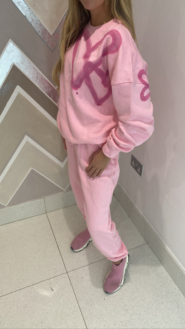 Love round neck tracksuit