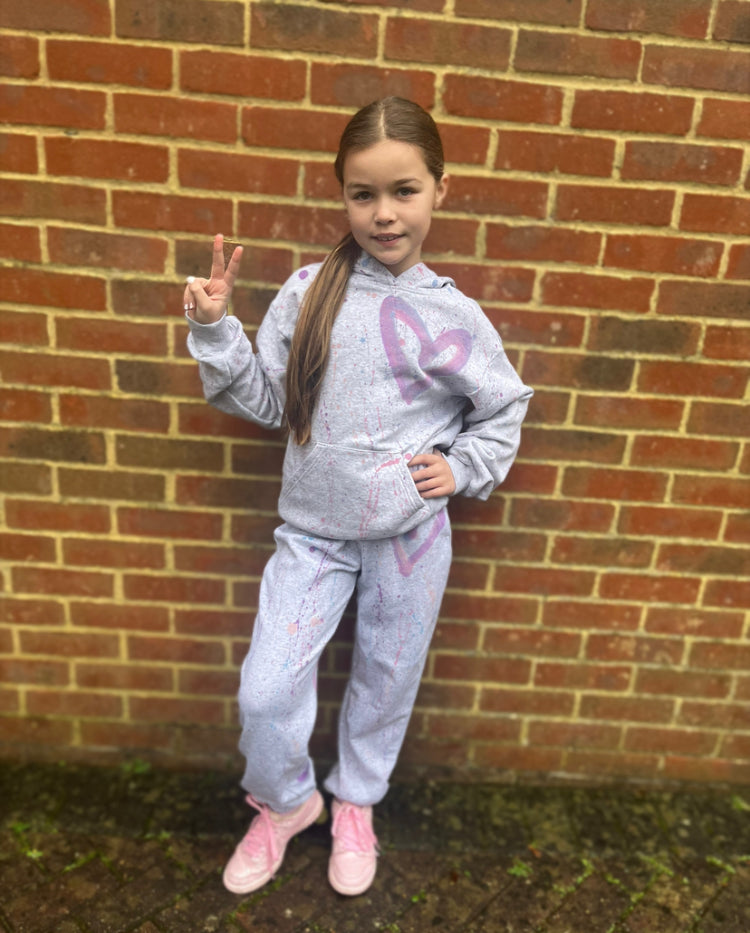 Grey personalised tracksuitđź’“