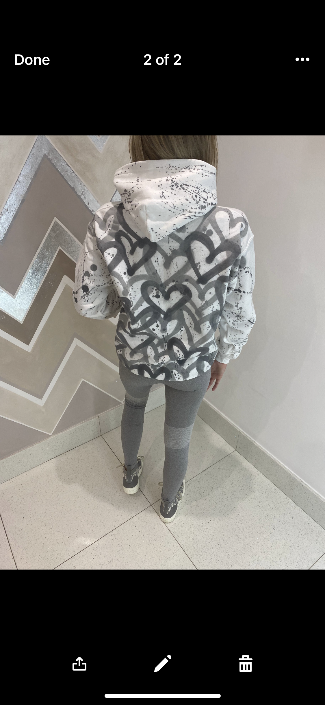 Kids grey hoodie🫶🏼☁️💫