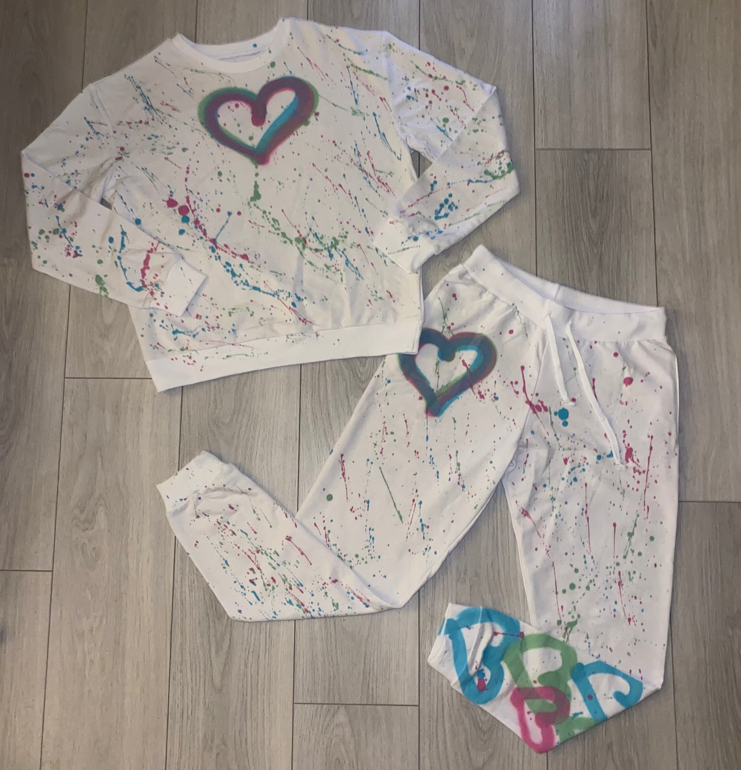 Pastel heart tracksuitš