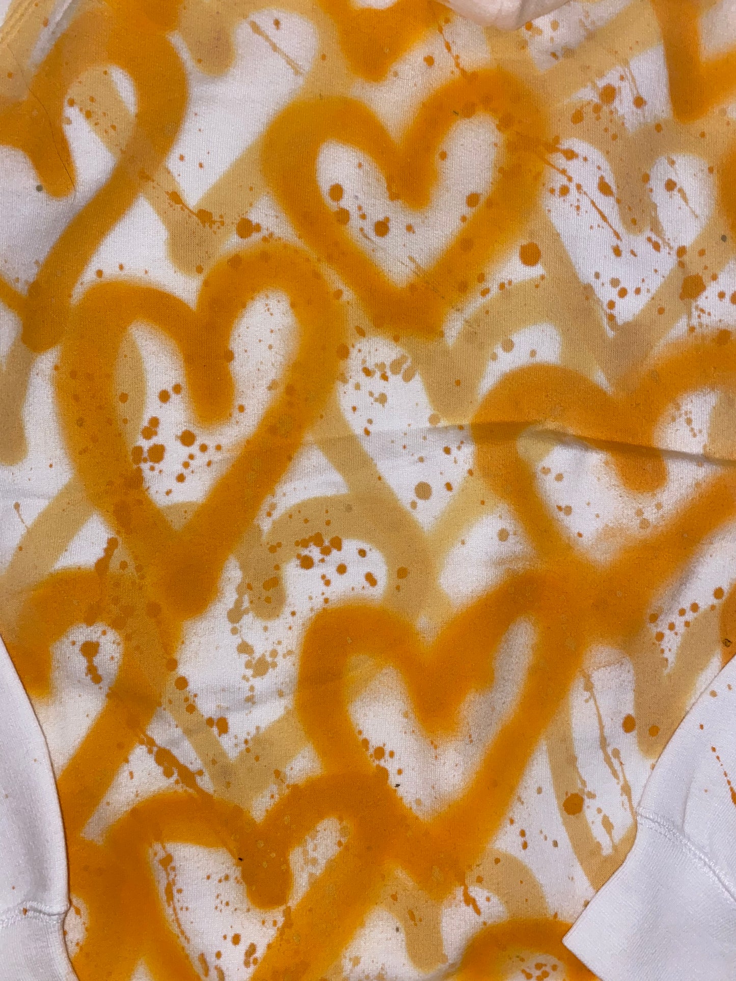 Orange heart hoodie🧡