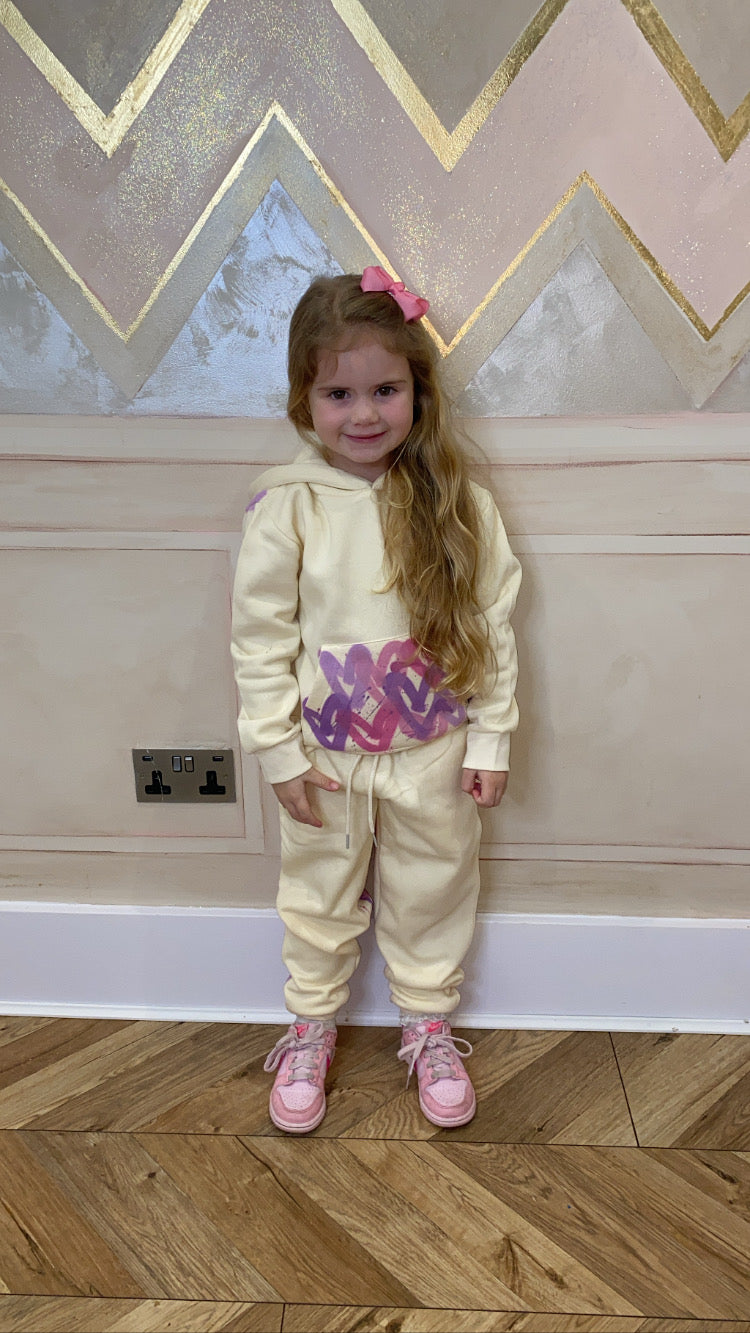 Kids pink&purple tracksuit