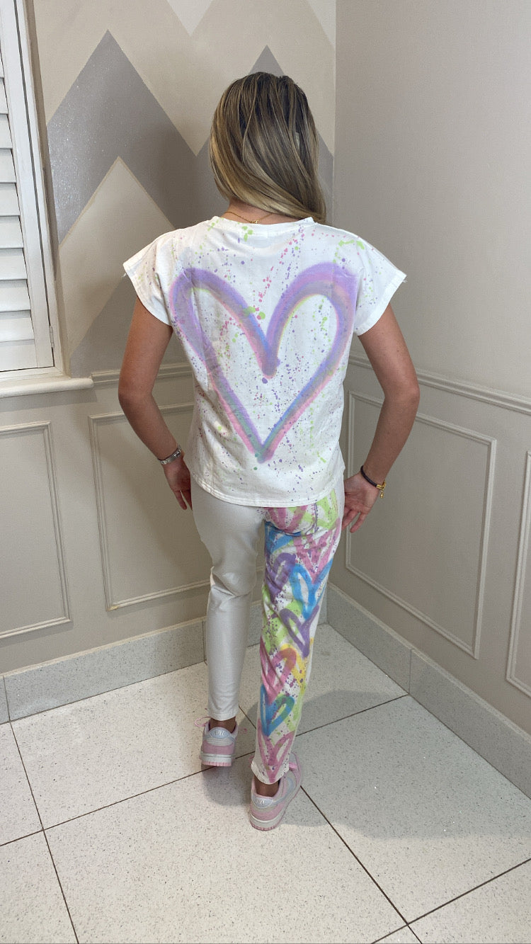 Pastel short sleeve tracksuit๐๐๐๐