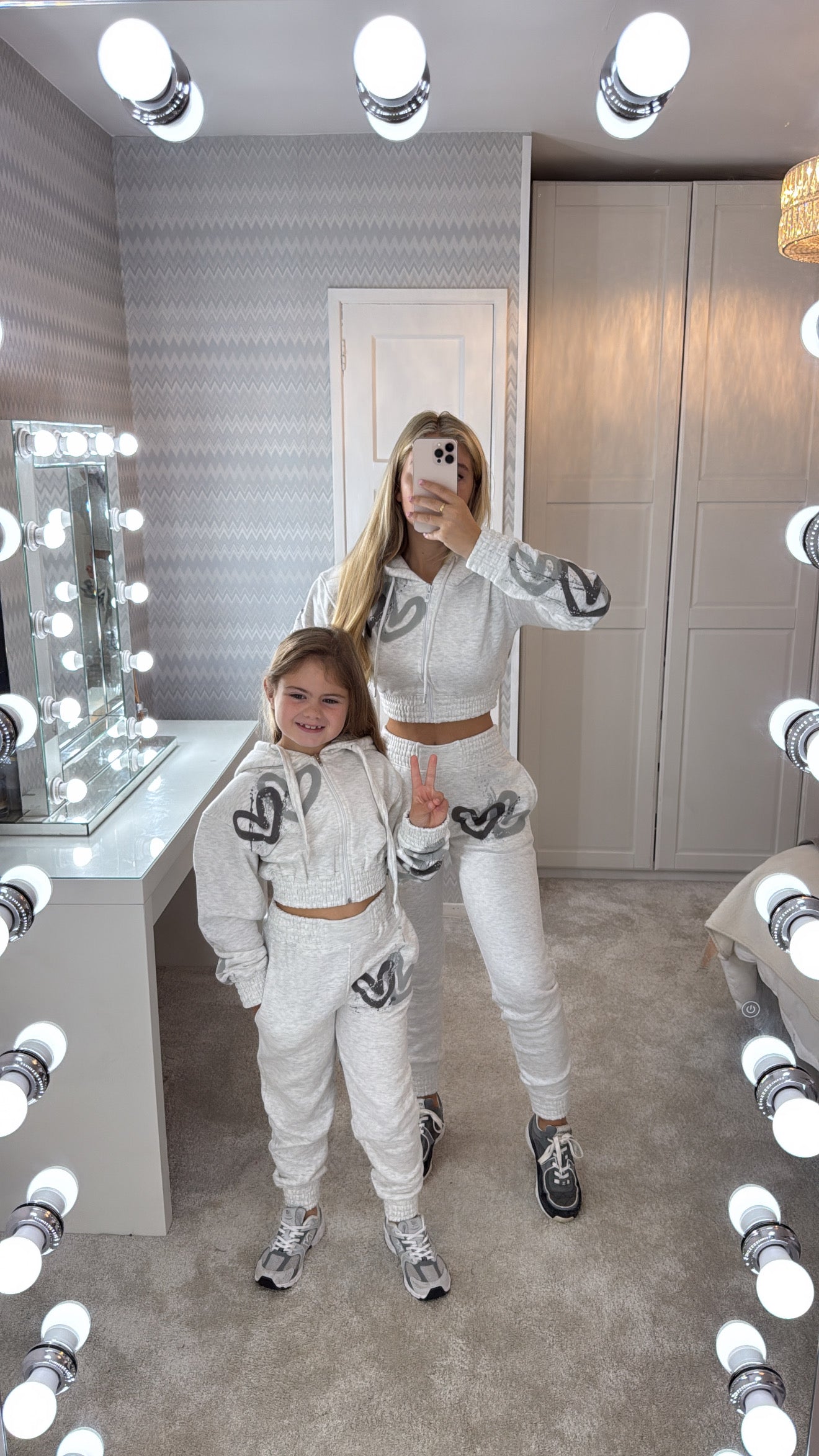 Match cropped tracksuit