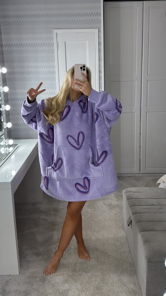 Purple blanket hoodie 💜