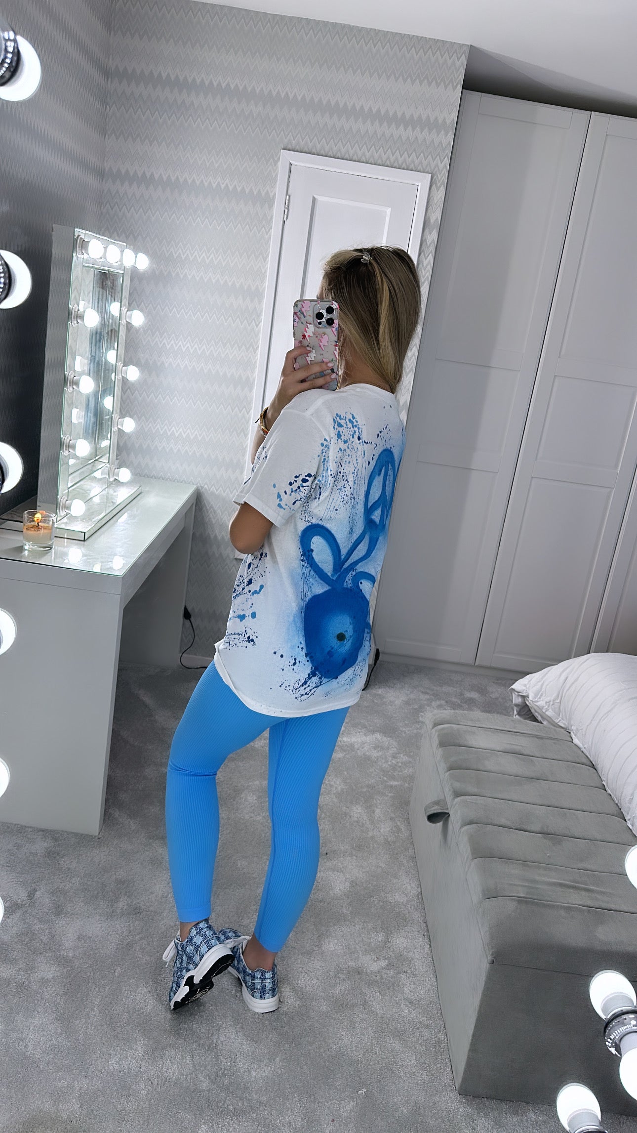 Blue evil eye T-shirt🩵🧿💙