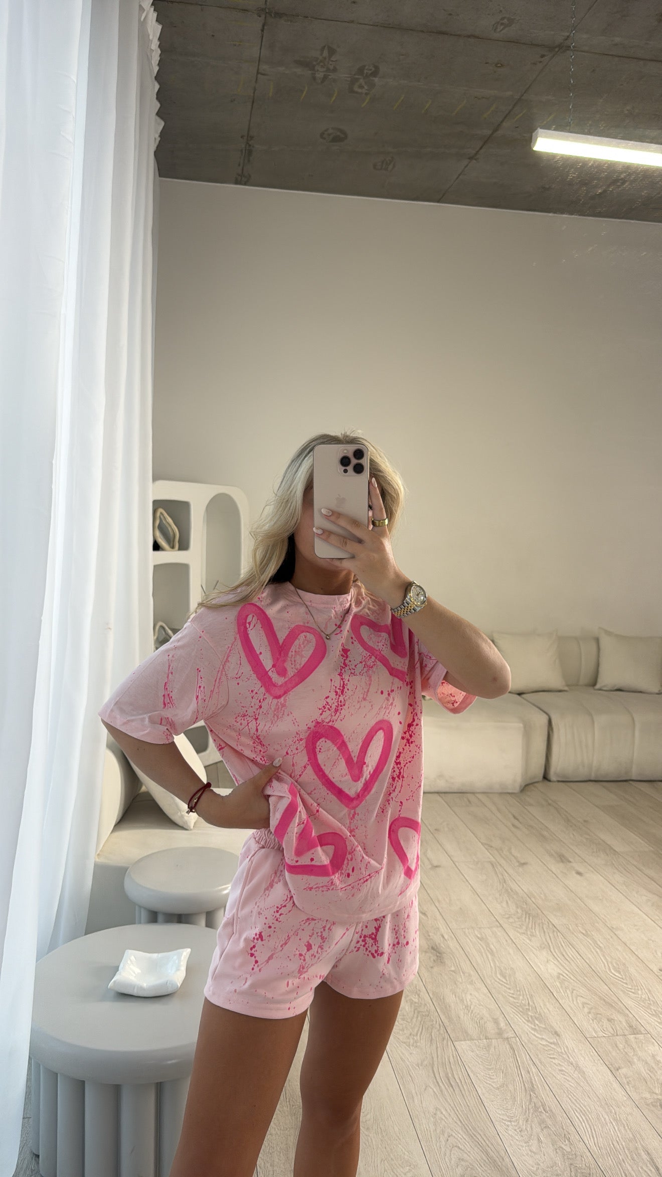 Pink short set 🩷