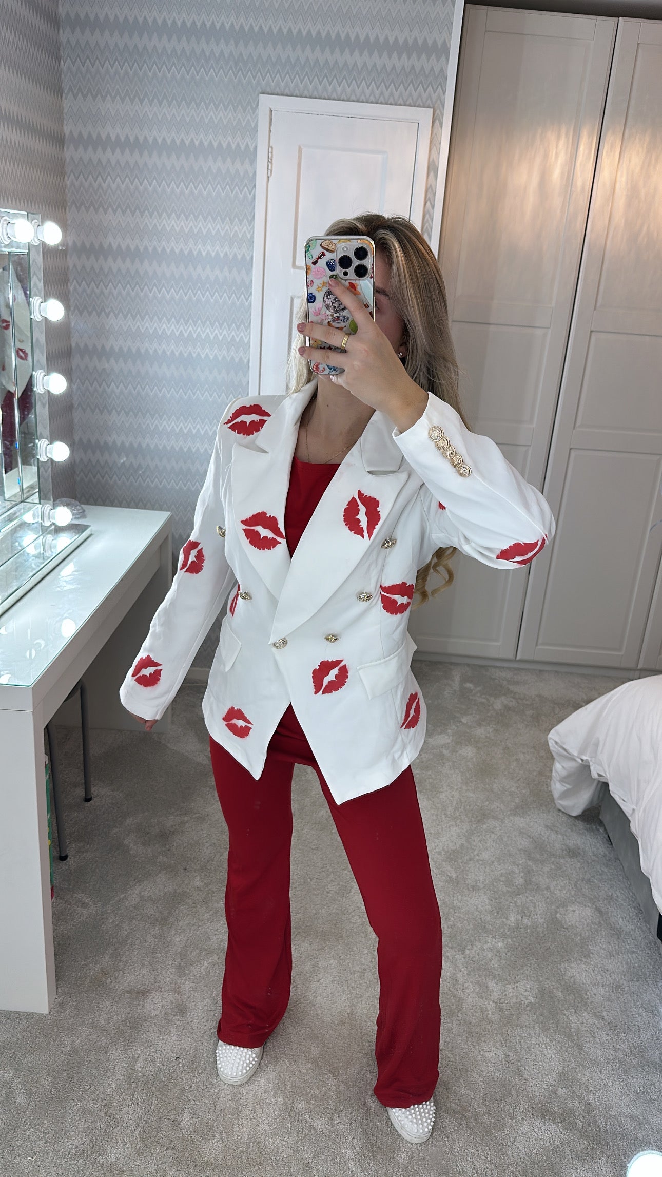 Red lip blazer💋✌🏼