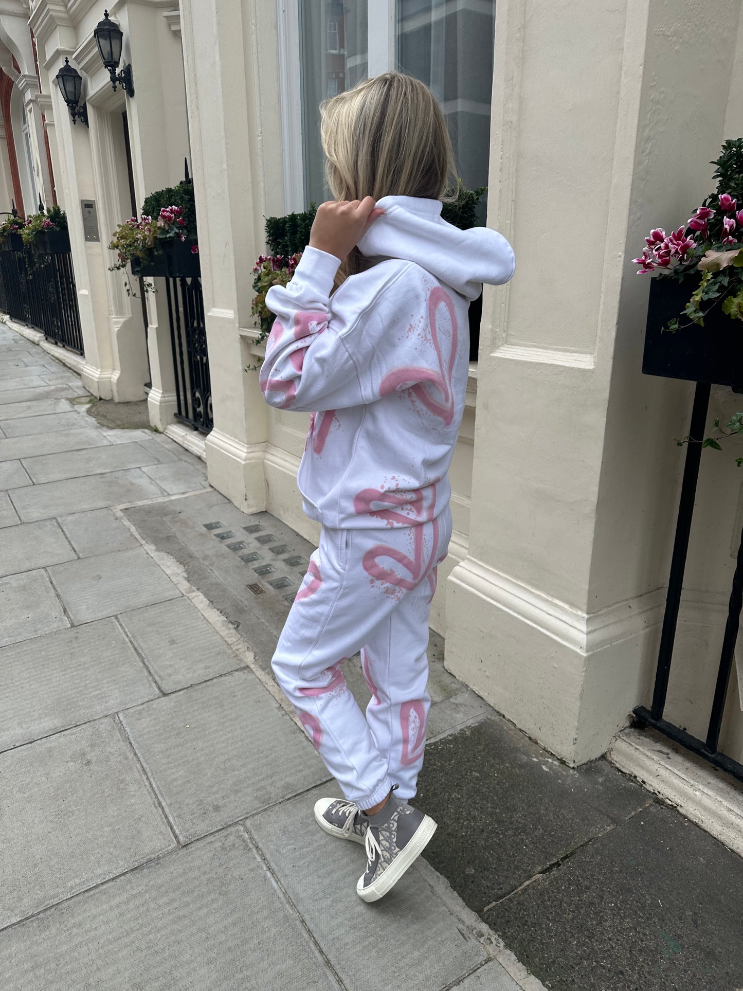 Baby pink heart tracksuit🩷🫶🏽