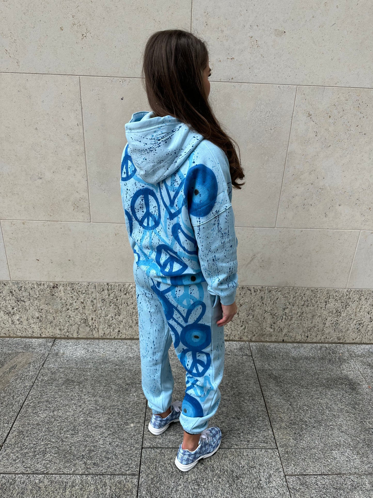 Blue evil eye tracksuit🧿🪬💙