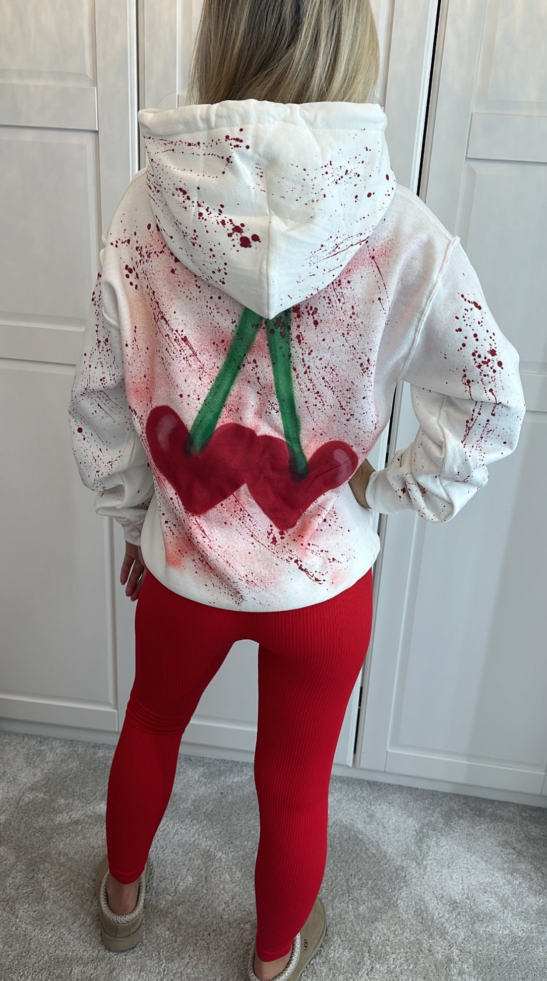 Kids cherry legging set🍒❤️