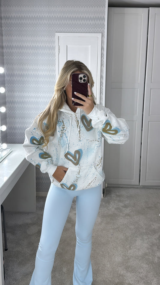 Blue&gold hoodie✨🩵