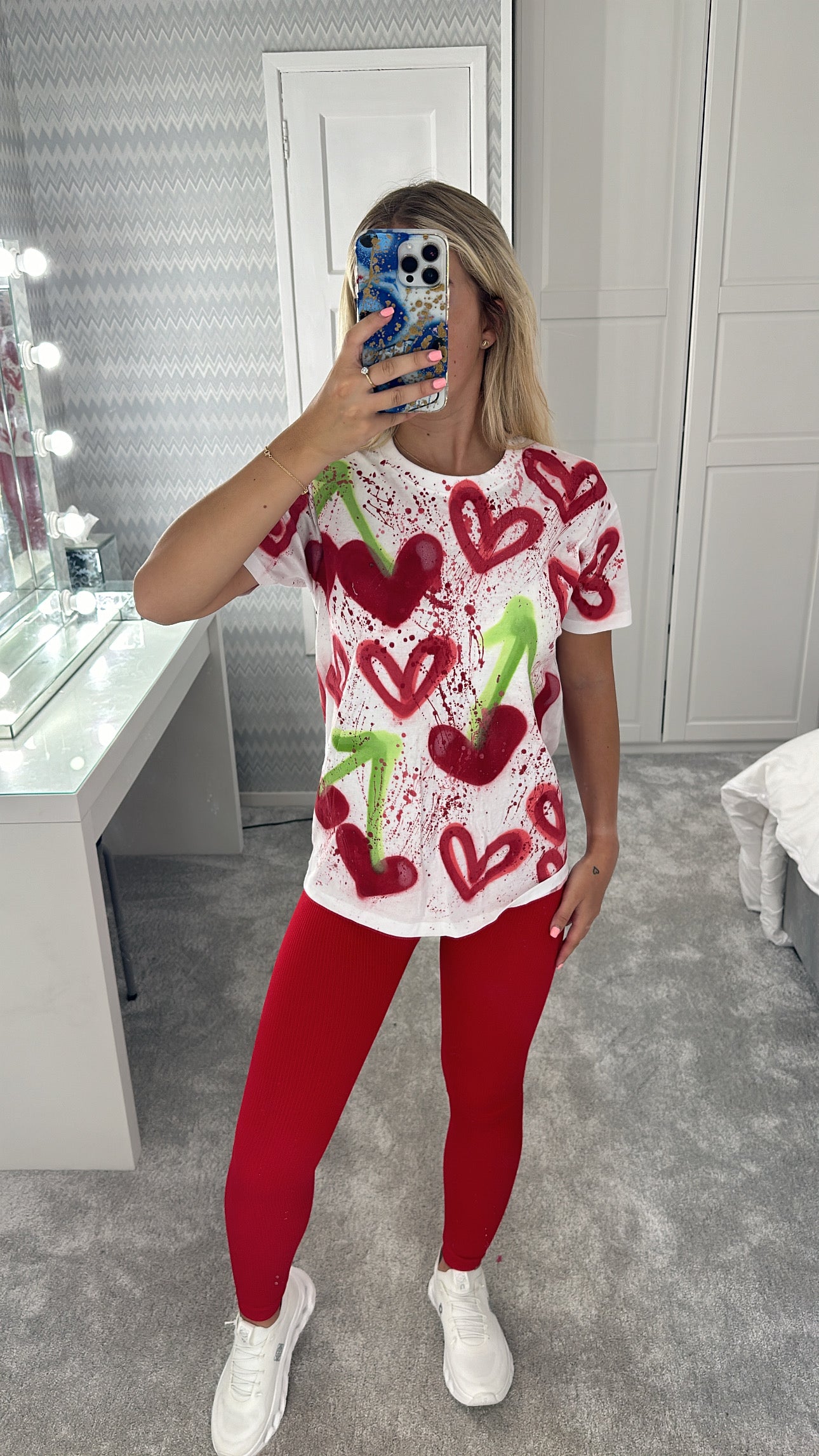 Cherry heart tshirt