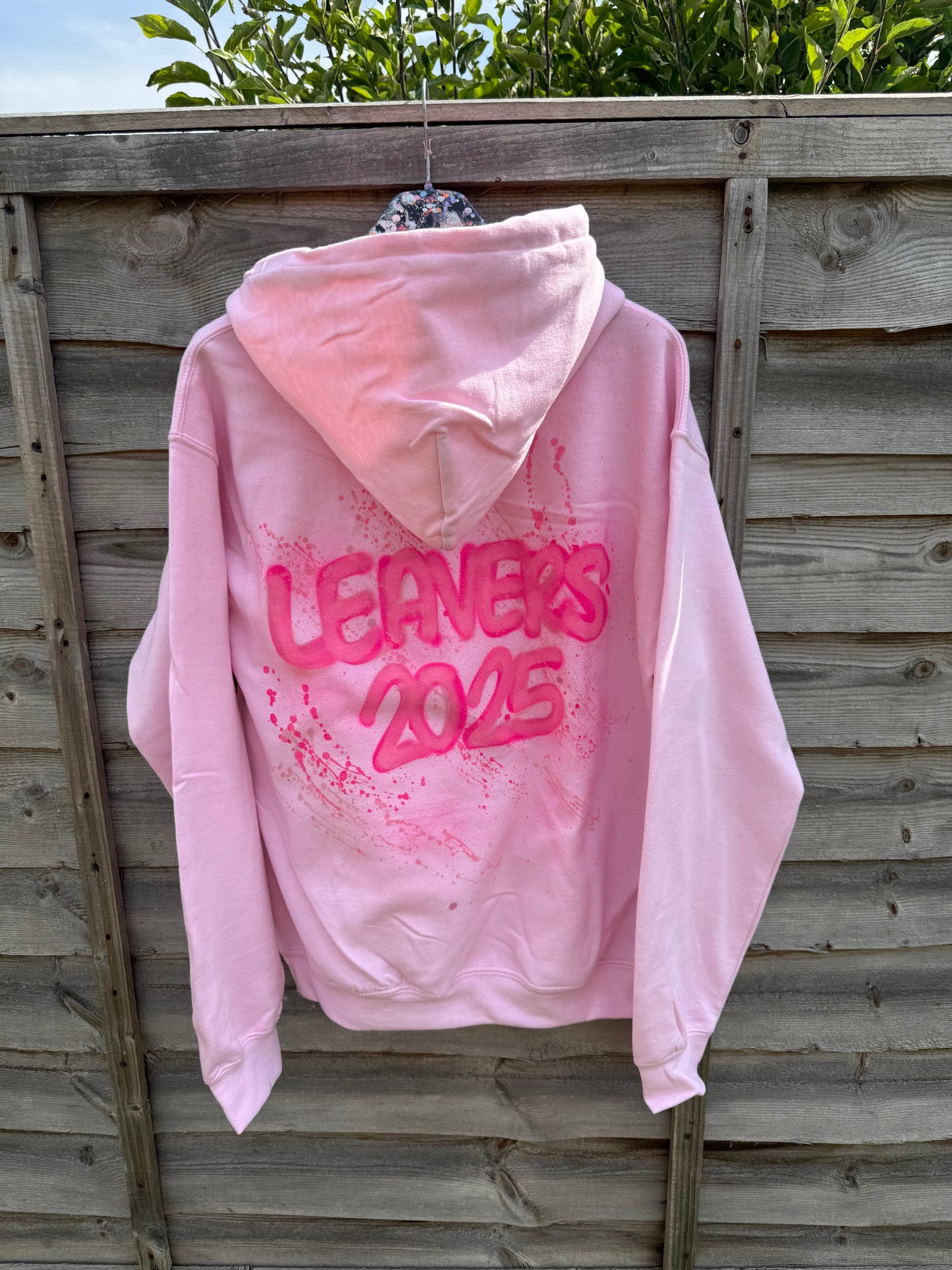 Hot pink leavers hoodie🩷