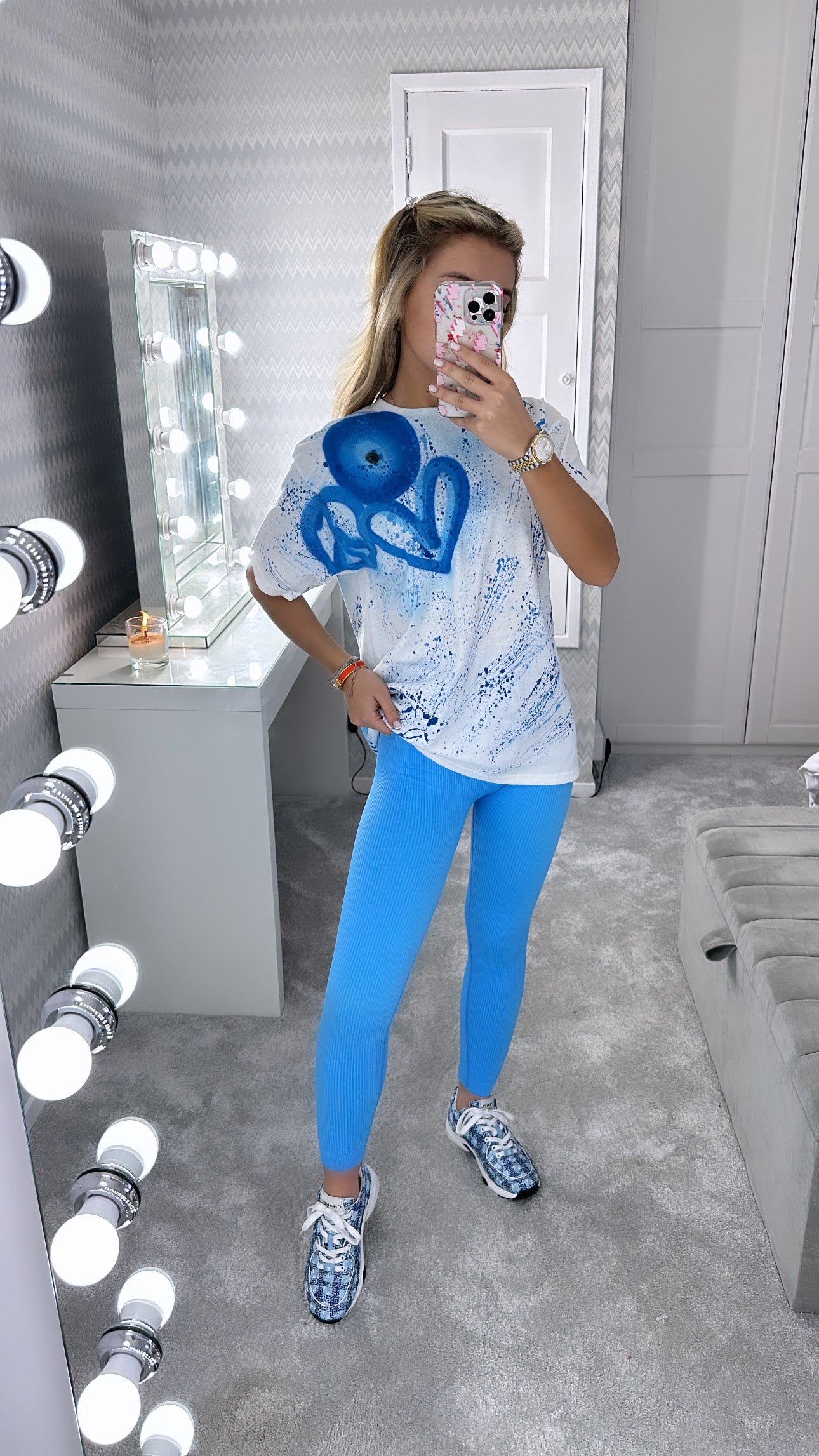 Blue evil eye T-shirt🩵🧿💙