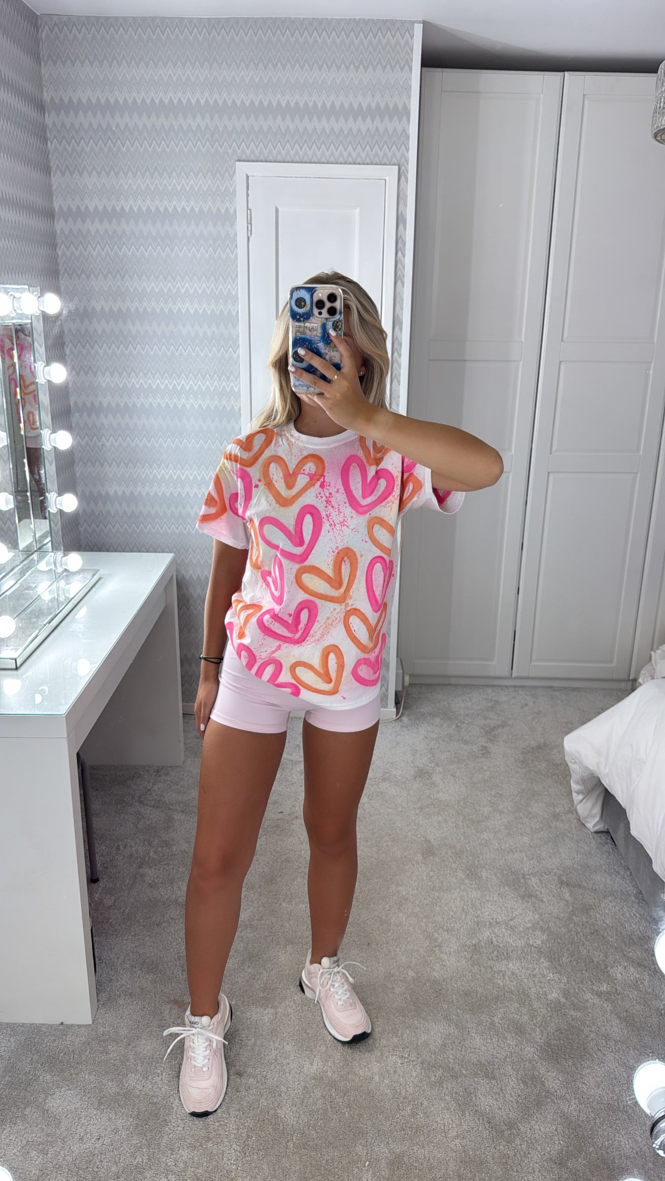 Pink&orange cycling set🫶🏽