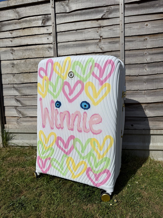 Pastel heart suitcase💕