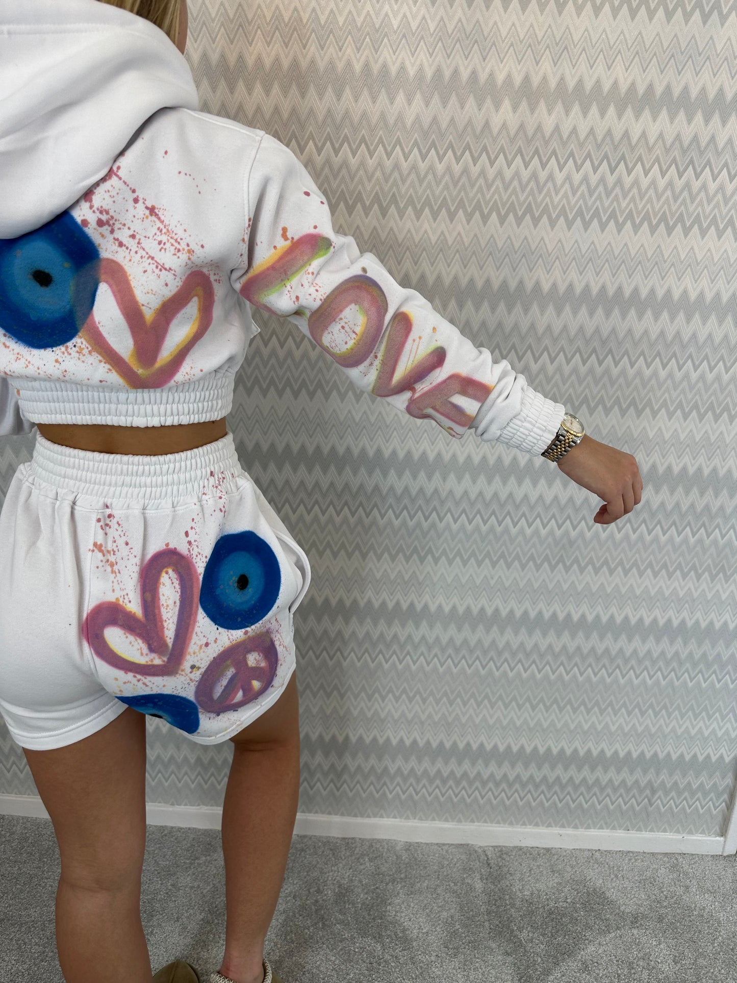 Evil eye short set🧿💗🍒