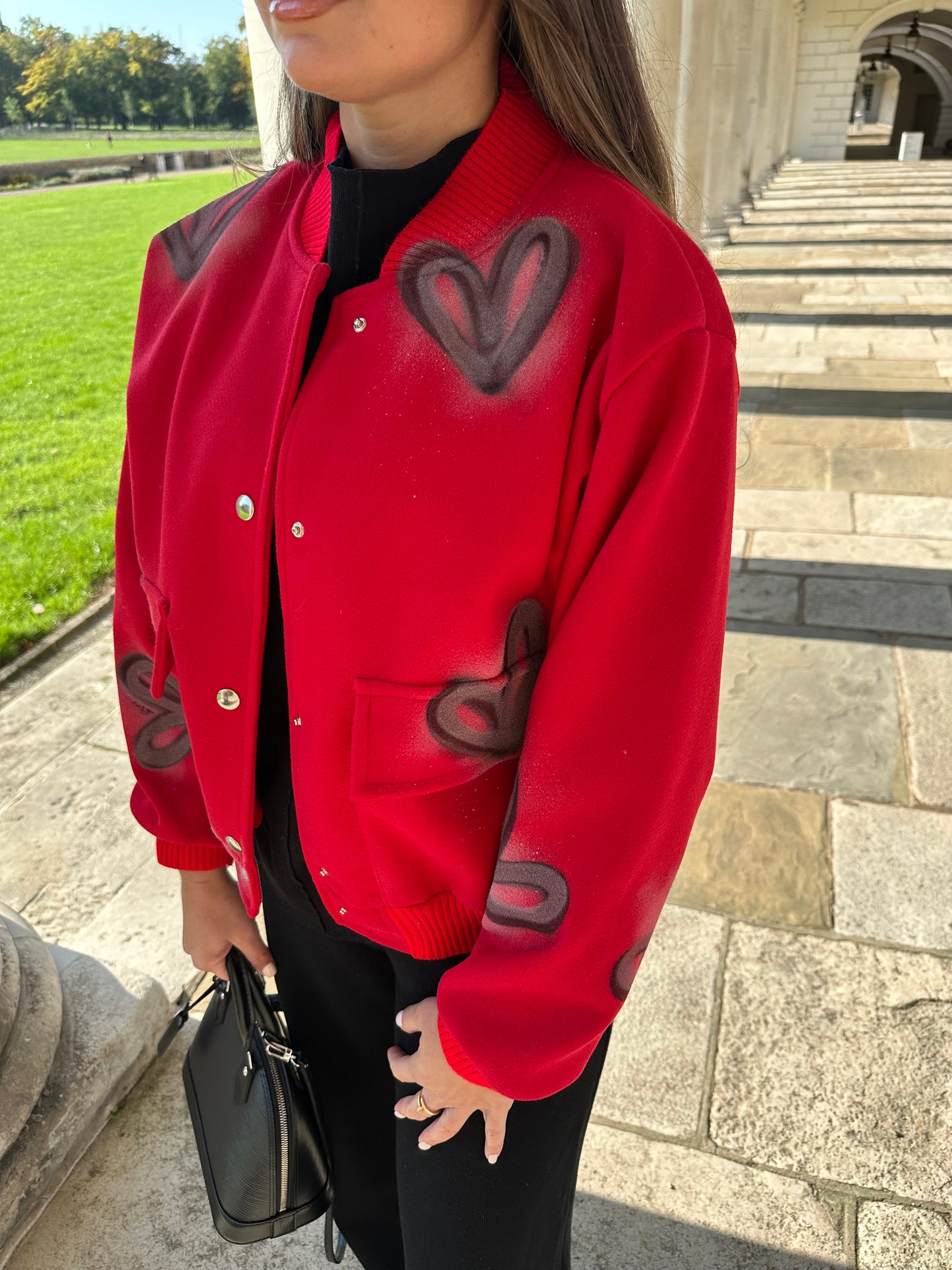 Red heart jacket🍒❤️💋