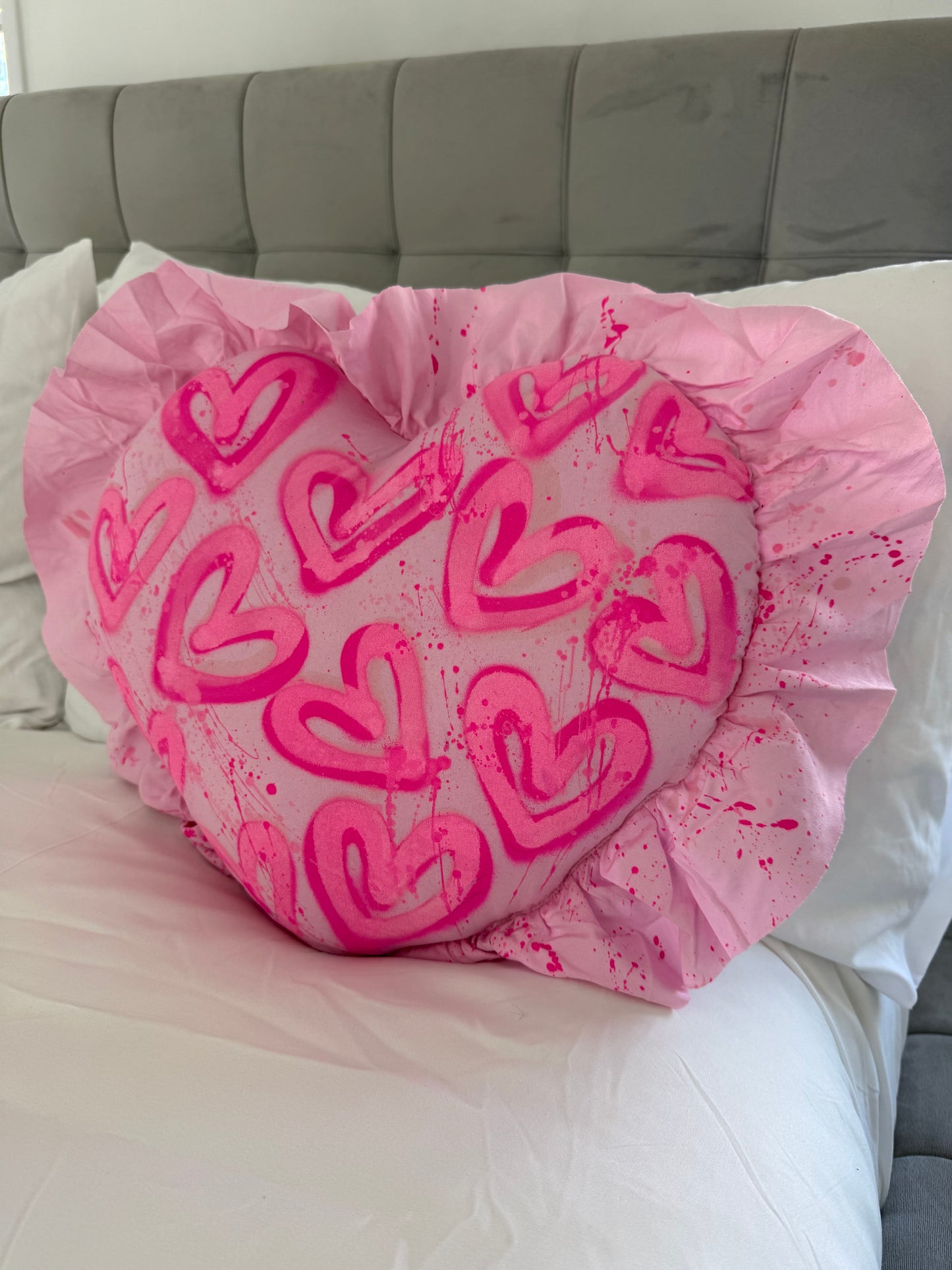 Heart shaped pillow