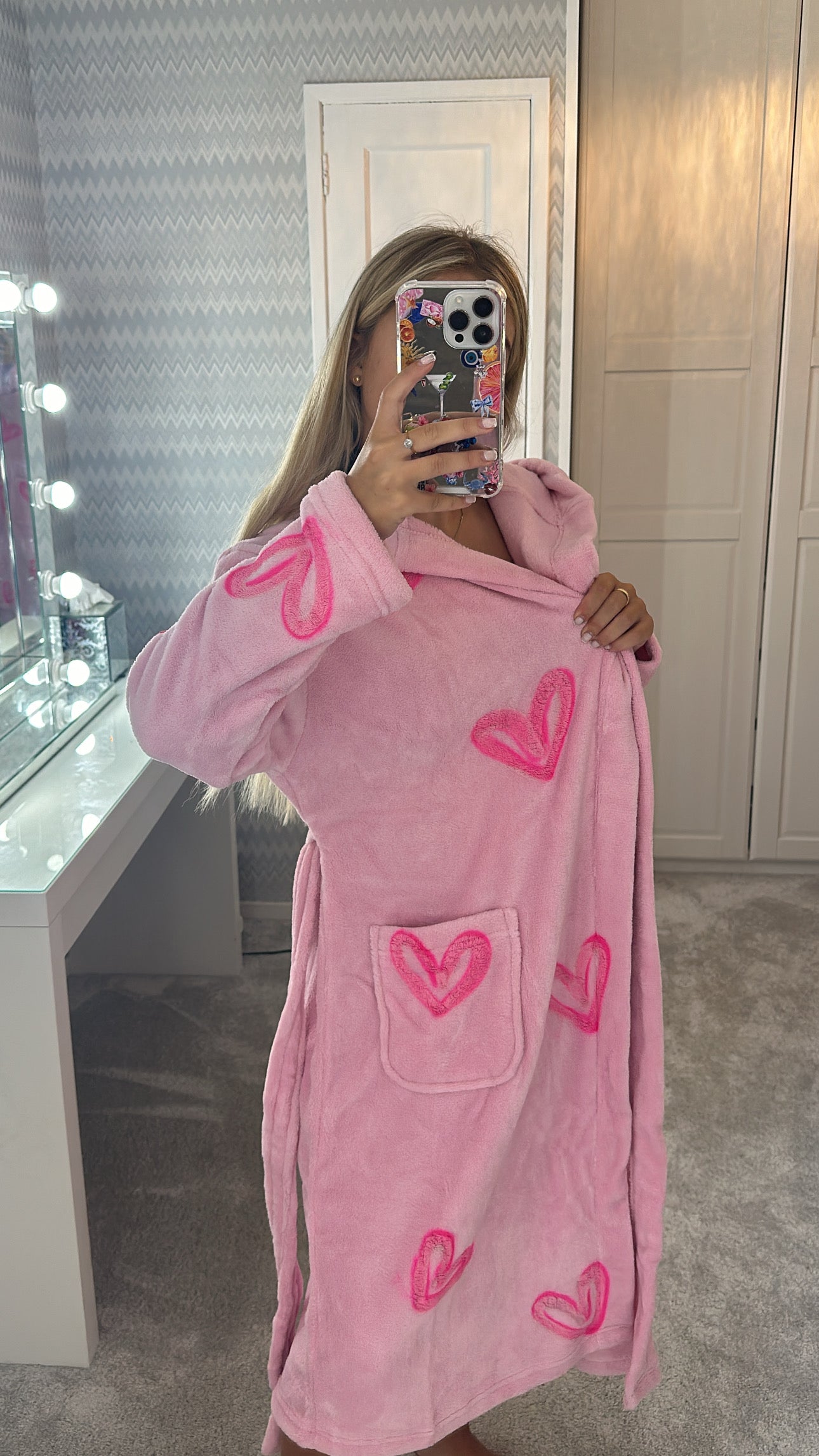 Pink heart dressing gown🩷✌🏼