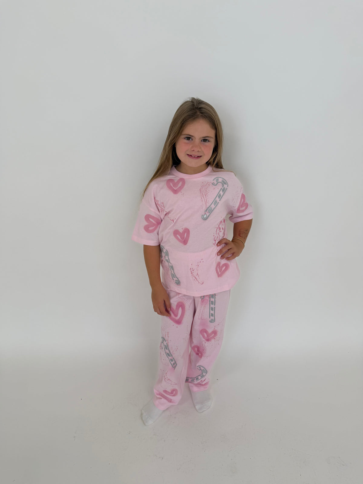 Kids pink candy pyjamas 🍭🩷🫶🏽