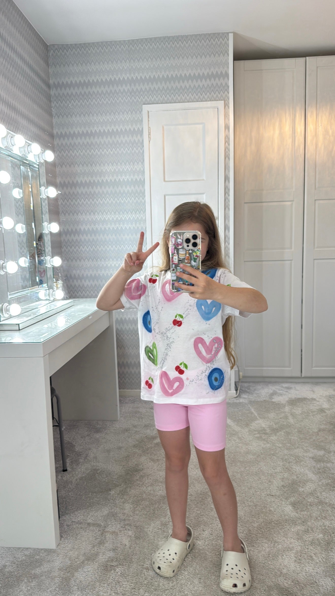 Kids crazy cycling set🍒🧿🩷