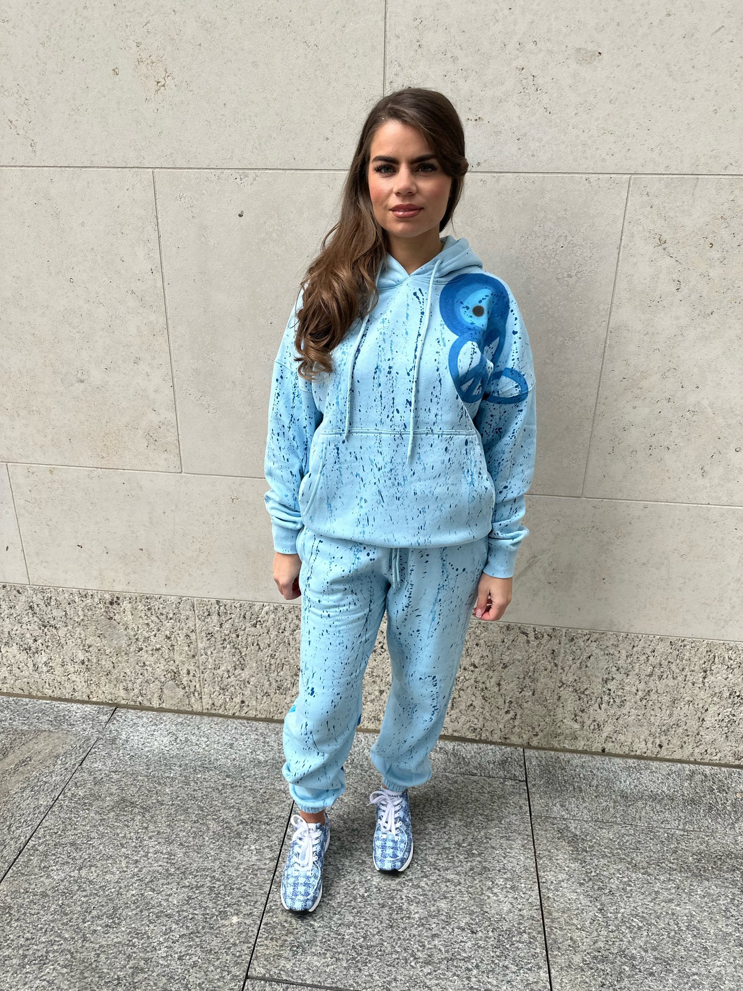 Blue evil eye tracksuit🧿🪬💙