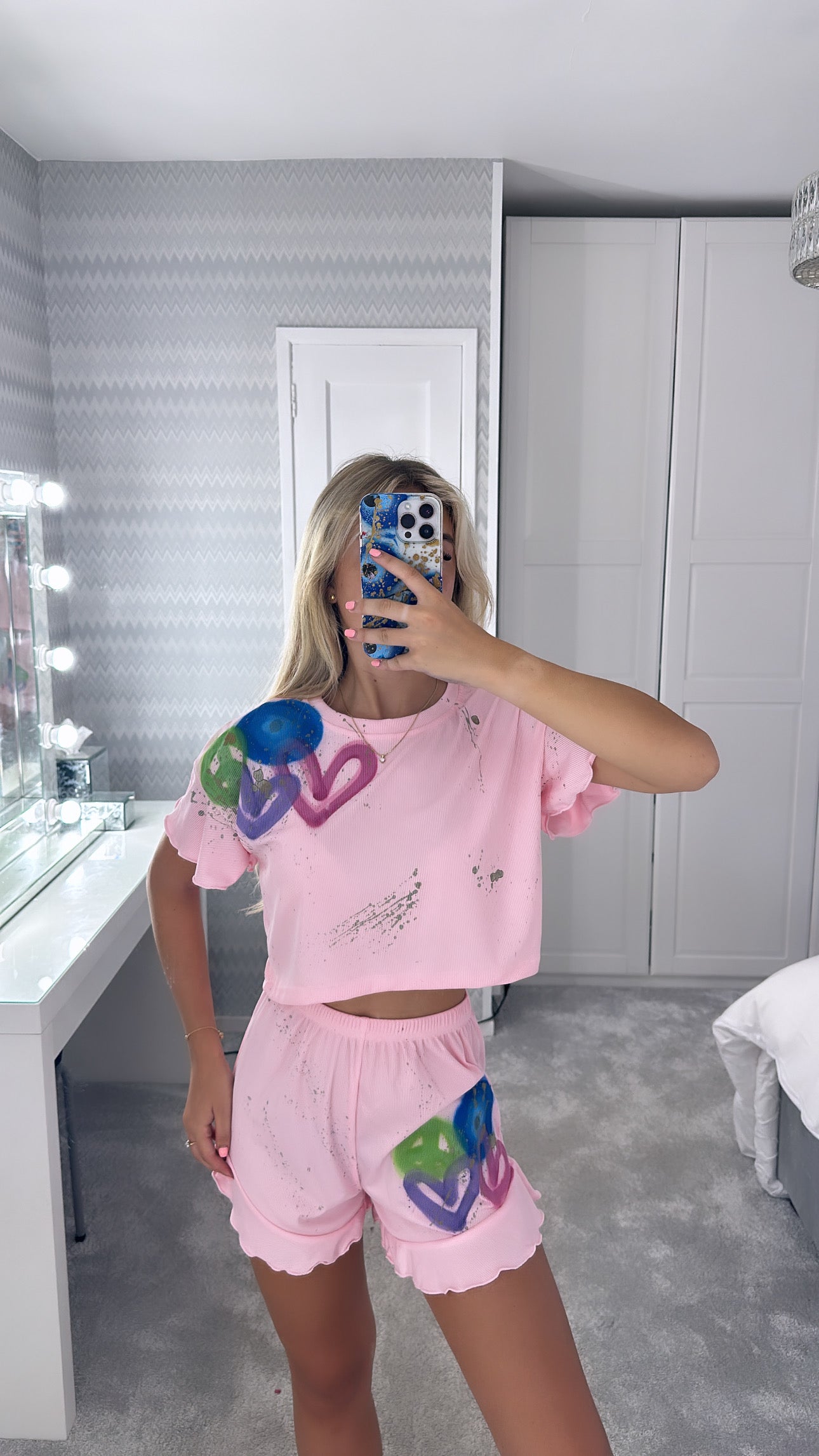 Colourful pyjamas🧿💚💙🩷