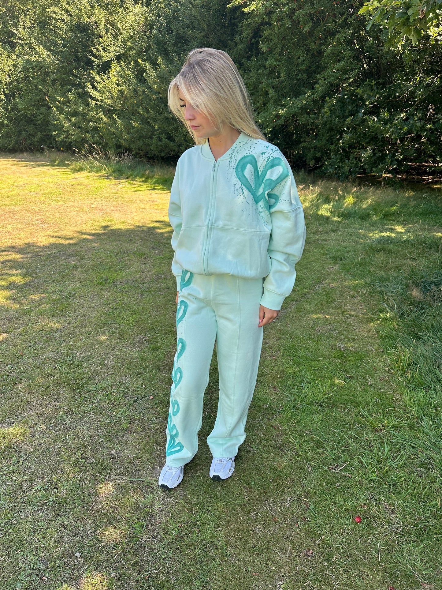 Mint heart tracksuit💚🌴