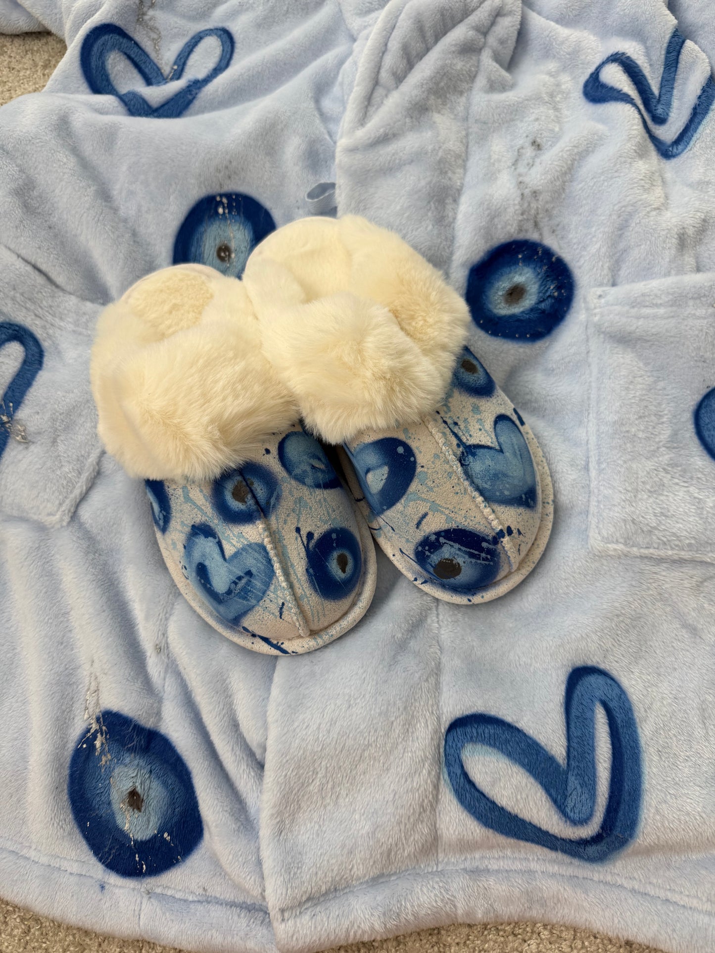 Evil eye slippers 🧿