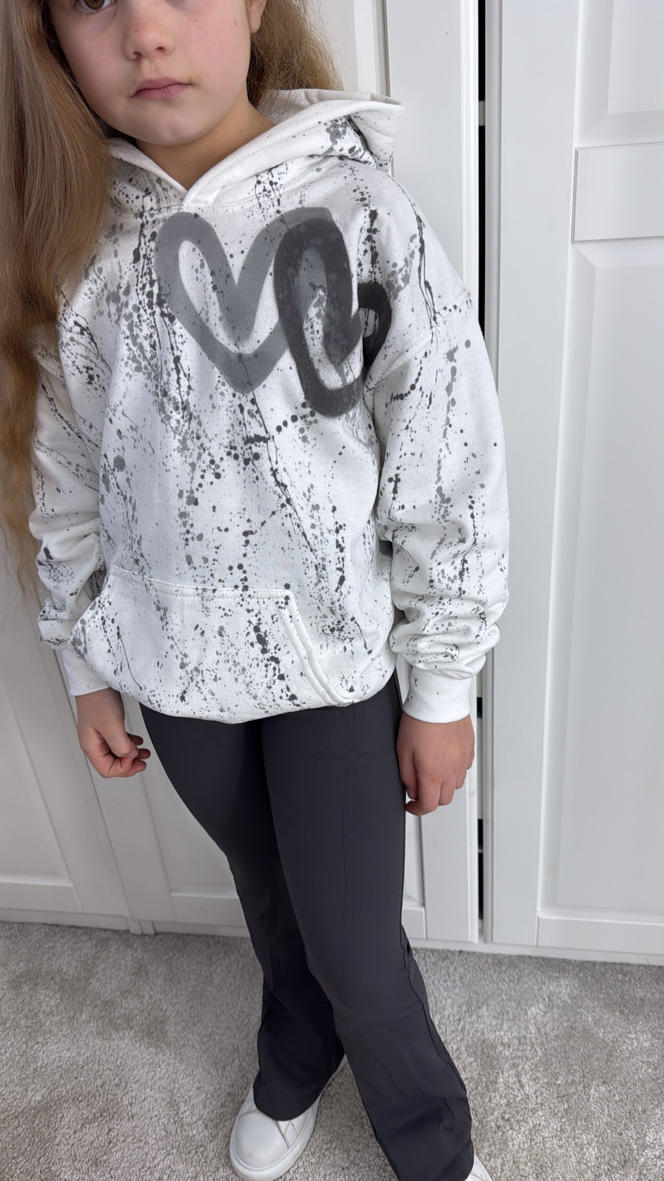 Kids grey flared set🩶🪩🫶🏽