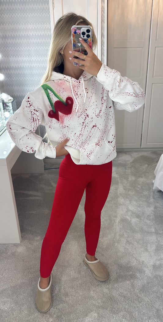 Kids cherry legging set🍒❤️