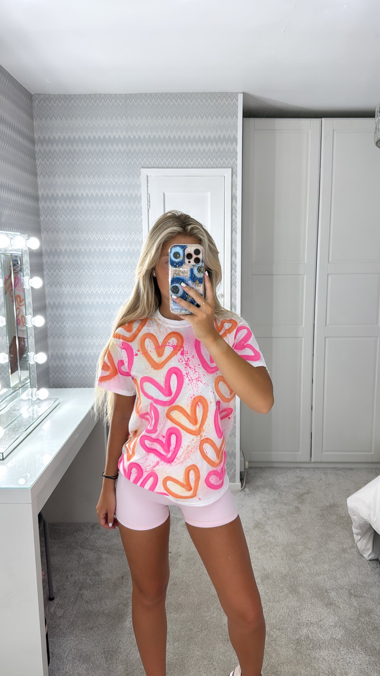 Pink&orange cycling set🫶🏽