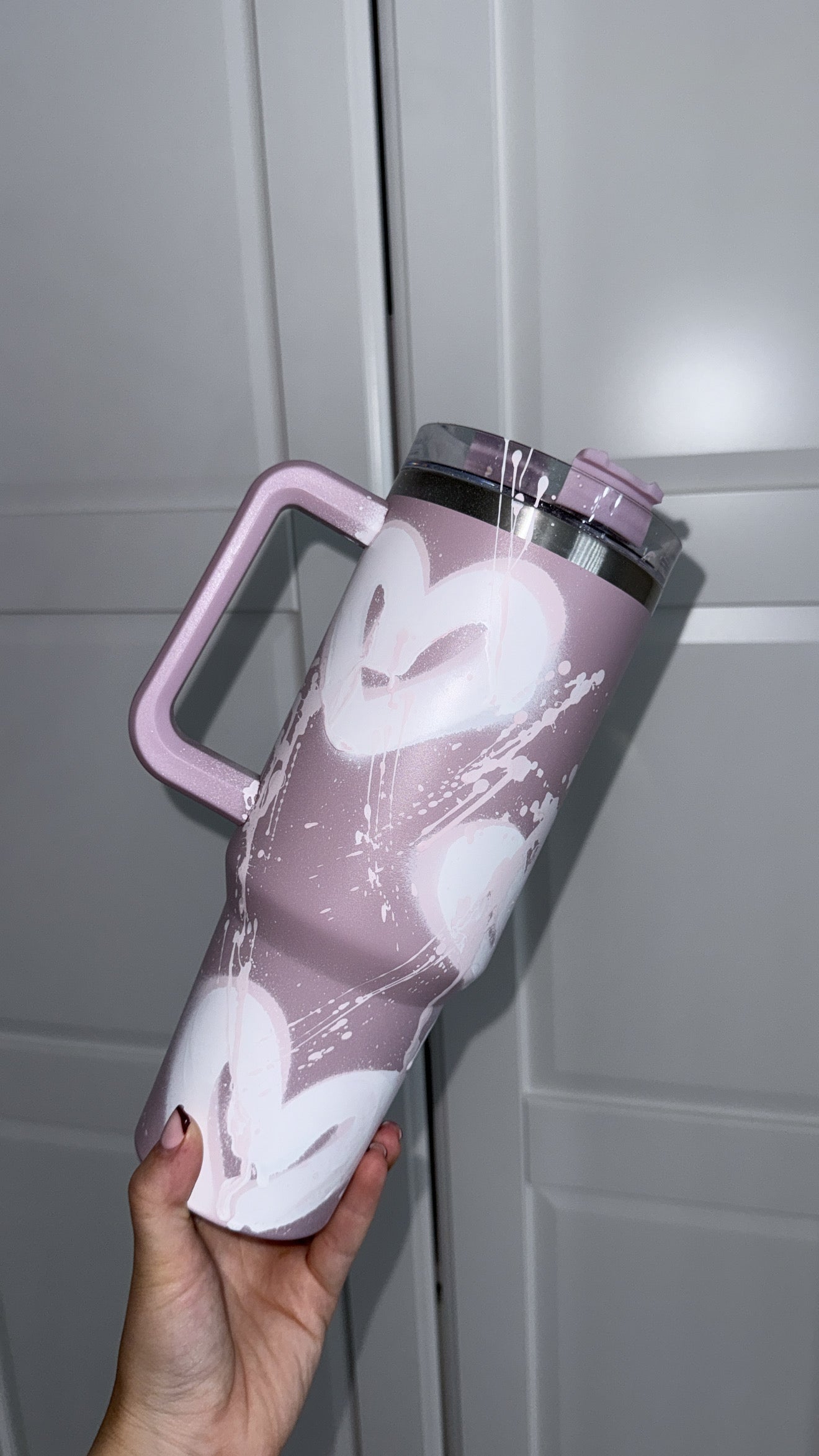 Pink heart cup🩷