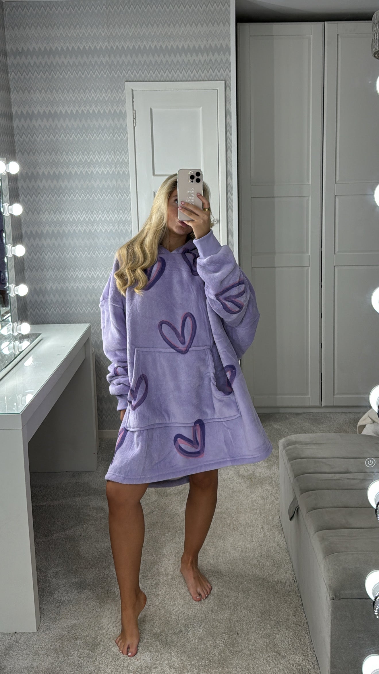 Purple blanket hoodie 💜