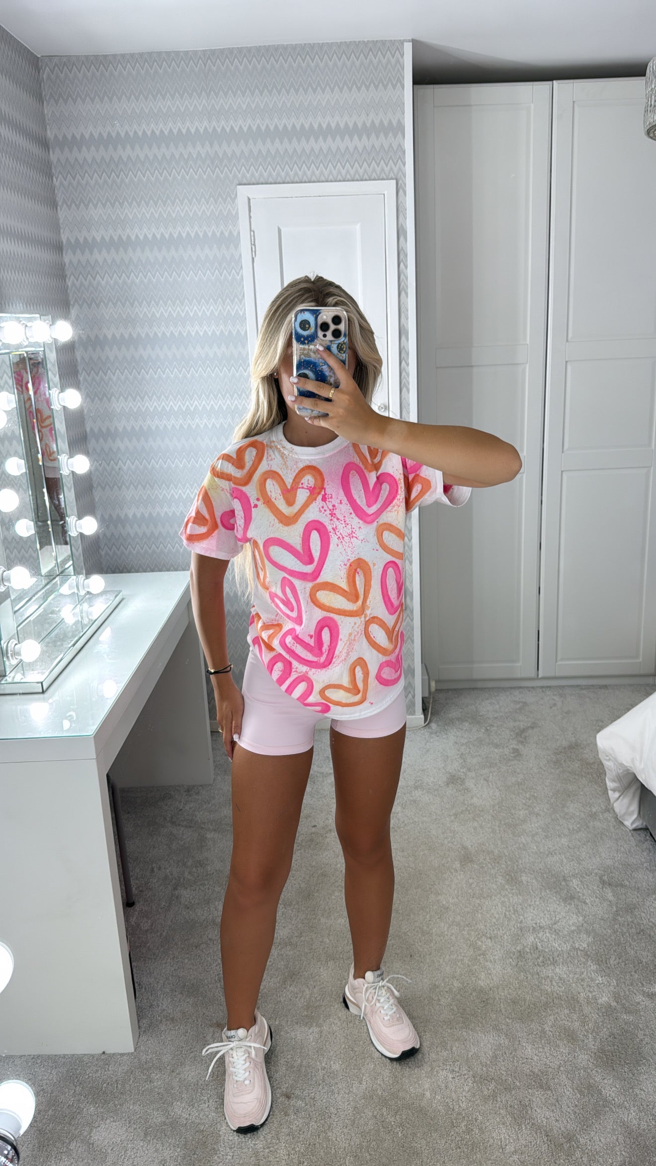 Pink&orange cycling set🫶🏽