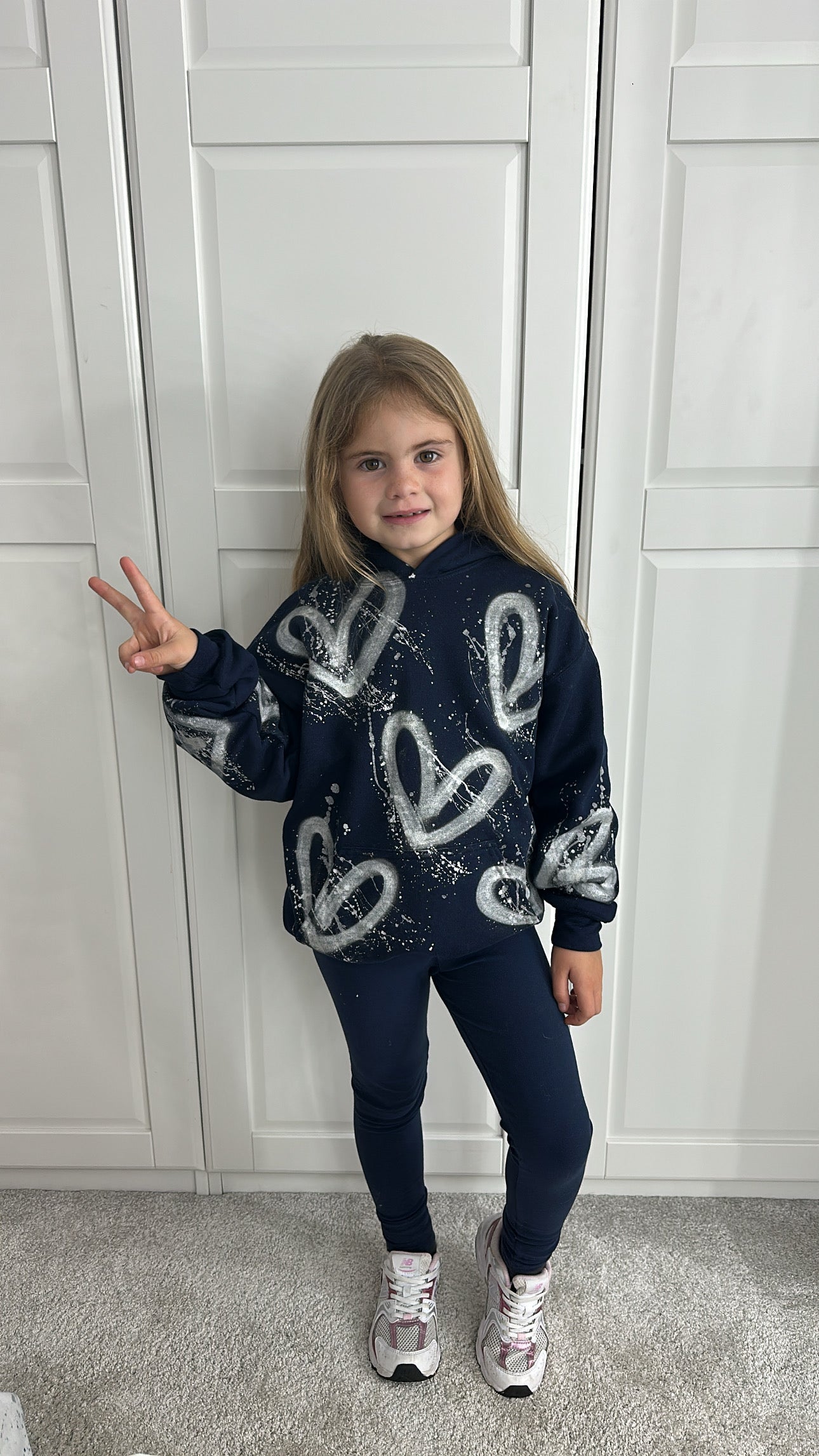 Kids navy legging set💙🪩